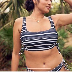 NWOT Aerie striped high waisted bikini